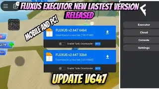 [NEW] FLUXUS EXECUTOR NEW LAST VERSION V647 REALISED | NO LAG | FLUXUS EXECUTOR MOBILE/PC ROBLOX