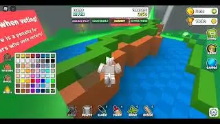 Playing Roblox Build it