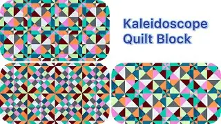 Kaleidoscope Square Quilt Patterns For Beginners Easy Patchwork Block Patchwork Ideas to Make