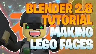 Importing Lego faces from Inkscape - Blender 2.8 Tutorial