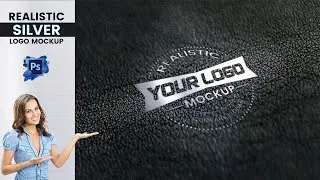 How to Create a Realistic Silver Logo Mockup on Black Leather in Adobe Photoshop