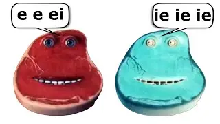 Ei Ei Ei Im on vacation vs Ie Ie Ie