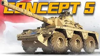 Concept 5 British wheeled Medium World of Tanks