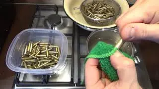 Релоад нарезных патронов Как почистить латунные гильзы 223 как я мою гильзы