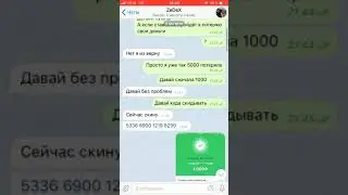 Лохотрон раскрутка денег в Telegram