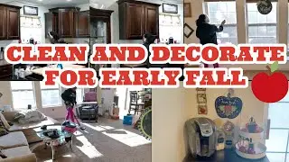 HOMEMAKING WITH THIS MAMA: CLEAN AND DECORATE WITH ME//EARLY FALL//SPEED CLEANING 2024