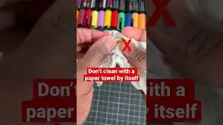 Never Clean Posca Pens This Way! 😡 #art #drawing #shorts