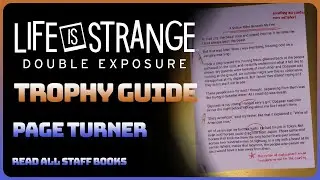 Life is Strange: Double Exposure - Page Turner (Trophy / Achievement Guide)