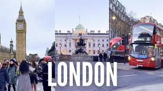 Walking London with Music | Relaxing Walk 4K