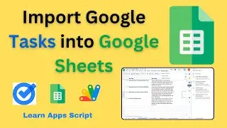 Import Google Tasks into Google Sheets 