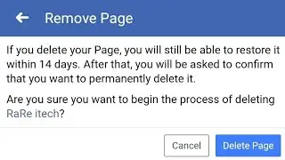 How to Delete Facebook Page Permanently |Delete Facebook Page on Phone