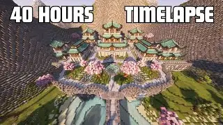 Minecraft: I‘ve Built a Japanese Temple in 40 Hours! | Timelapse