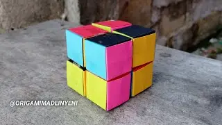 How to make an INFINITY CUBE Out Of Paper, Easy Origami