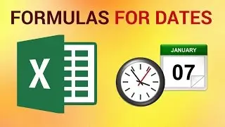 How to Make Formulas for Dates in Excel 2016