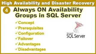 Always ON Availability Groups in SQL server - A HA-DR Solution || Ms SQL