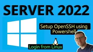 How to Install SSH Server on Windows 2019 - Remote into your computer using a Command Line [OpenSSH]