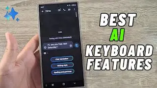 The BEST AI Keyboard Features | Samsung Galaxy S24 Ultra (2024)