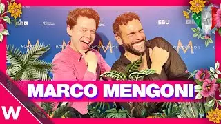 🇮🇹 Marco Mengoni "Due Vite" INTERVIEW before Eurovision 2023 Grand Final