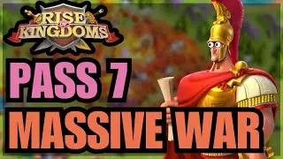 Pass 7 MASSIVE WAR LIVE! Fighting 1365 Who Will WIN? Rise Of Kingdoms