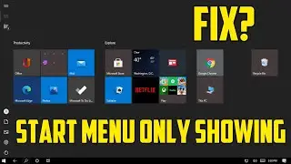 How To Fix Desktop Not Showing In Windows 10 PC or Laptops [ Start Menu Only Showing]