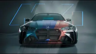 BMW M4 COMPITITION cinema 4d