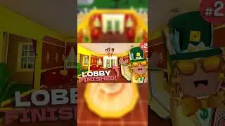 Roblox INSANE LOBBY BUILD! | Bloxburg • 2 #shorts