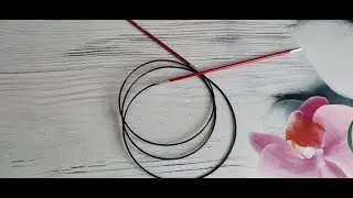 Как выровнять леску на круговых вязальных спицах
