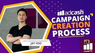 Campaign creation process on Adcash