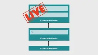 Live Coding an Expandable Header Component in Ionic - Part 1