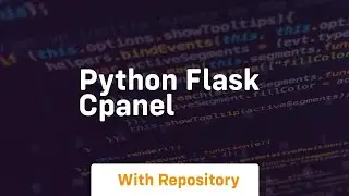 python flask cpanel