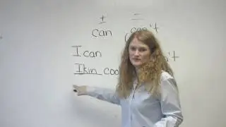 English Pronunciation - CAN & CANT