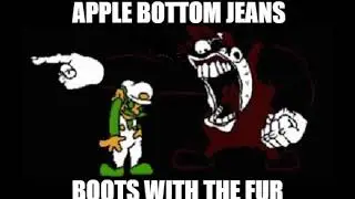 apple bottom jeans boots with the fur meme but it's MX