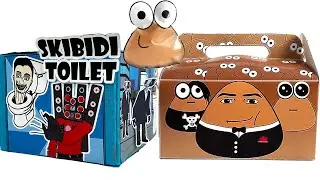 UNBOXING MYSTERY LEGO SKIBIDI TOILET x POU Game BOX!!🚽x💩