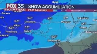 Snow in Florida: Winter storm brings record snow fall to South