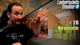 LS22 Heuernte - Erstes Mal LS22 # 28 - Heu für Schafe! ...neuer Stall??