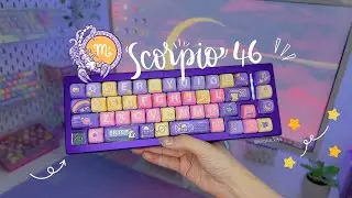 ♏ Scorpio 46 purple keyboard ✨