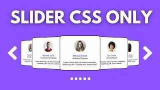 Build a 3D Carousel Slider with ONLY HTML and CSS | Beginner Tutorial