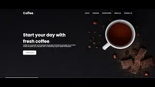 Creating a Responsive  Coffee Website with HTML, CSS, and JavaScript! (2024)