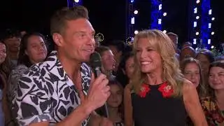 Newly announced Wheel of Fortune host Ryan Seacrest invites his new co-host Vanna White to Aulani