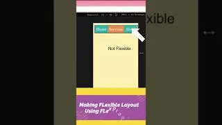 CSS Flexbox- Flexible Layout using Flex- Grow property. Web Development #Shorts