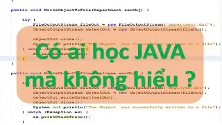 Lập trình JAVA tại sao lại khó hiểu lúc ban đầu ?