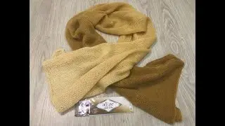Базовый палантин OMBRE BATIK/подробный МК/мой отзыв об этой пряже