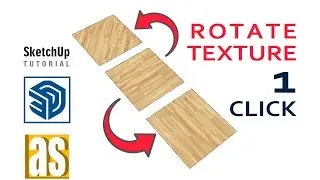 Rotate texture in SketchUp_Free Extension | SketchUp Tutorial