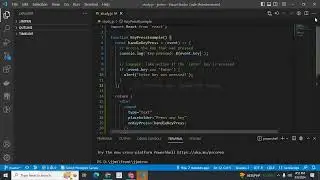 How to use onKeyPress props event in input element in react js code