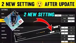 2 NEW SETTING FREE FIRE AFTER UPDATE | FREE FIRE MAX 2 NEW SETTING AFTER UPDATE