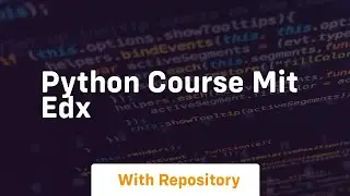 python course mit edx