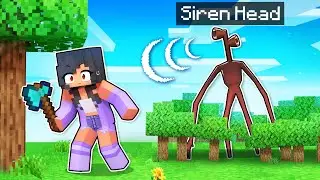 3 NIGHTS With SIREN HEAD In Minecraft!