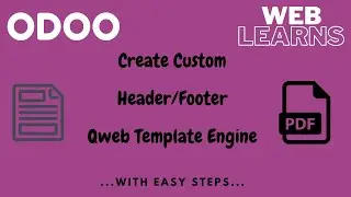 How to create custom header and footer in QWeb PDF report in Odoo