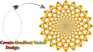 How To Draw a Flower Vector Art Super Easy Techniques For Beginners | Abaid Graphic Studio #logos