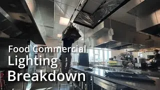 Food Commercial Lighting Breakdown w/ Aputure NOVA & Nanlux Evoke 1200